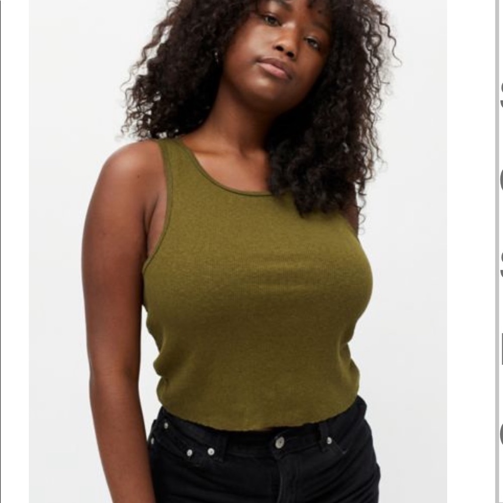 BDG Cut off Cropped Tank Top